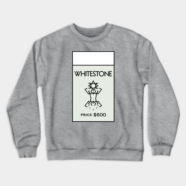 Whitestone Property Card Crewneck Sweatshirt by huckblade